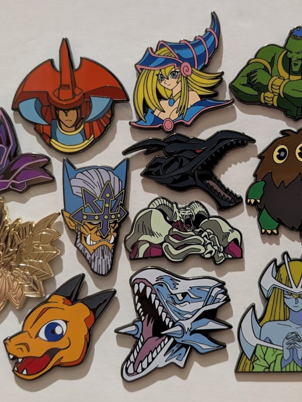 Yugioh Mystery Pin Badges Series 2 Enamel Pins Set Of 12 Official Collectibles